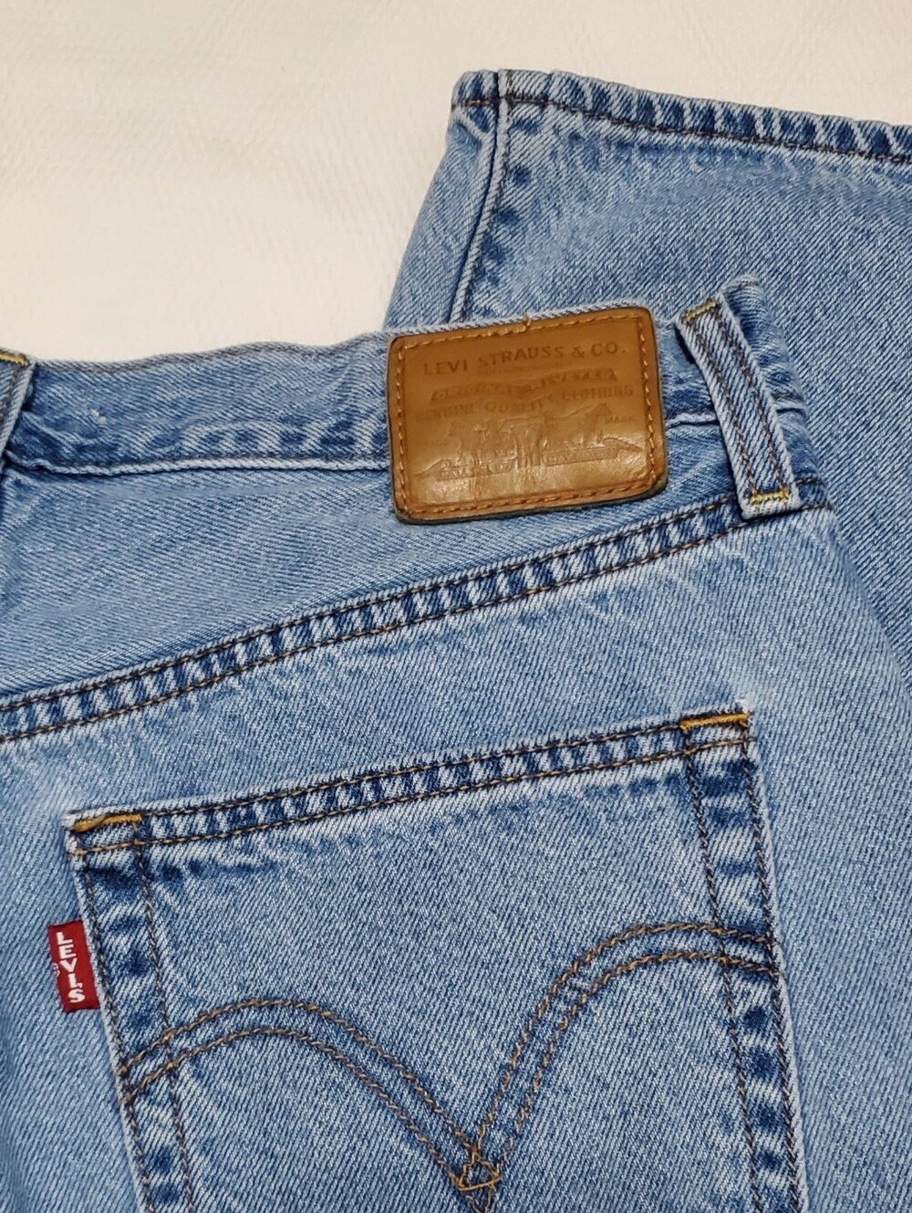 Levi's Premium Ribcage Wide Leg Jeans Free People 29 Waist - Picture 13 of 16